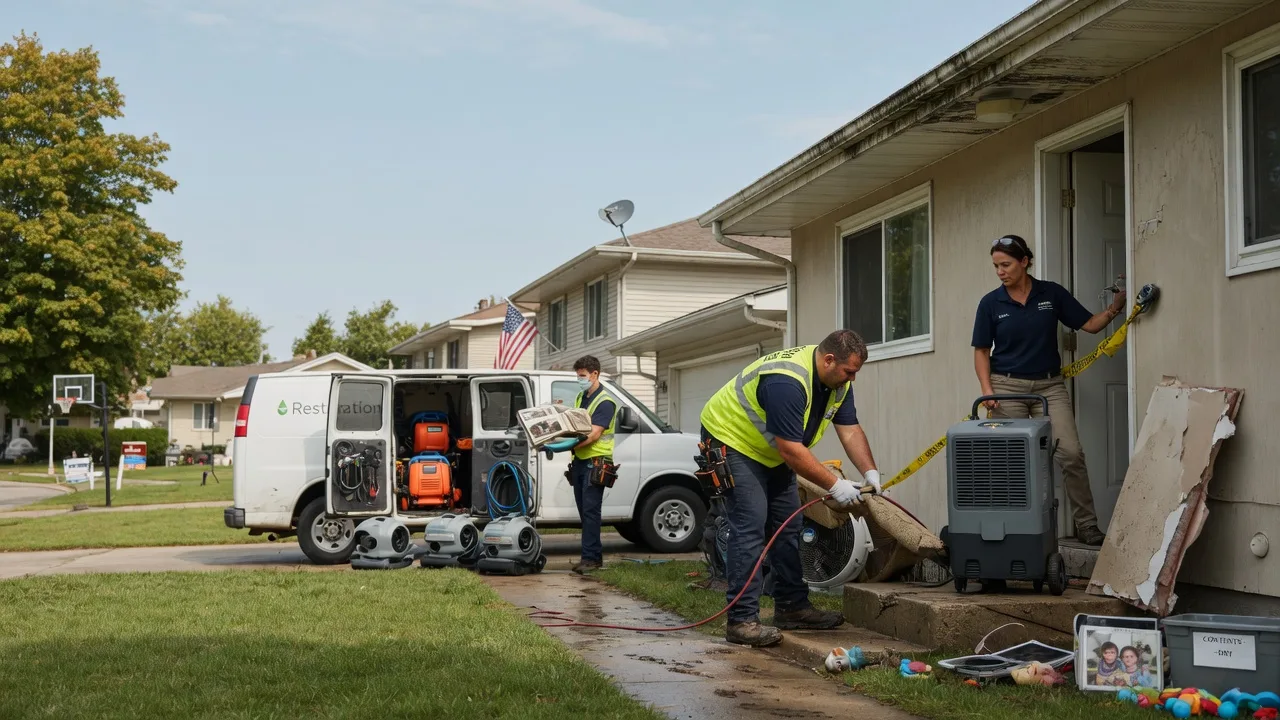 Water Damage Restoration in Wolcott, IN near me